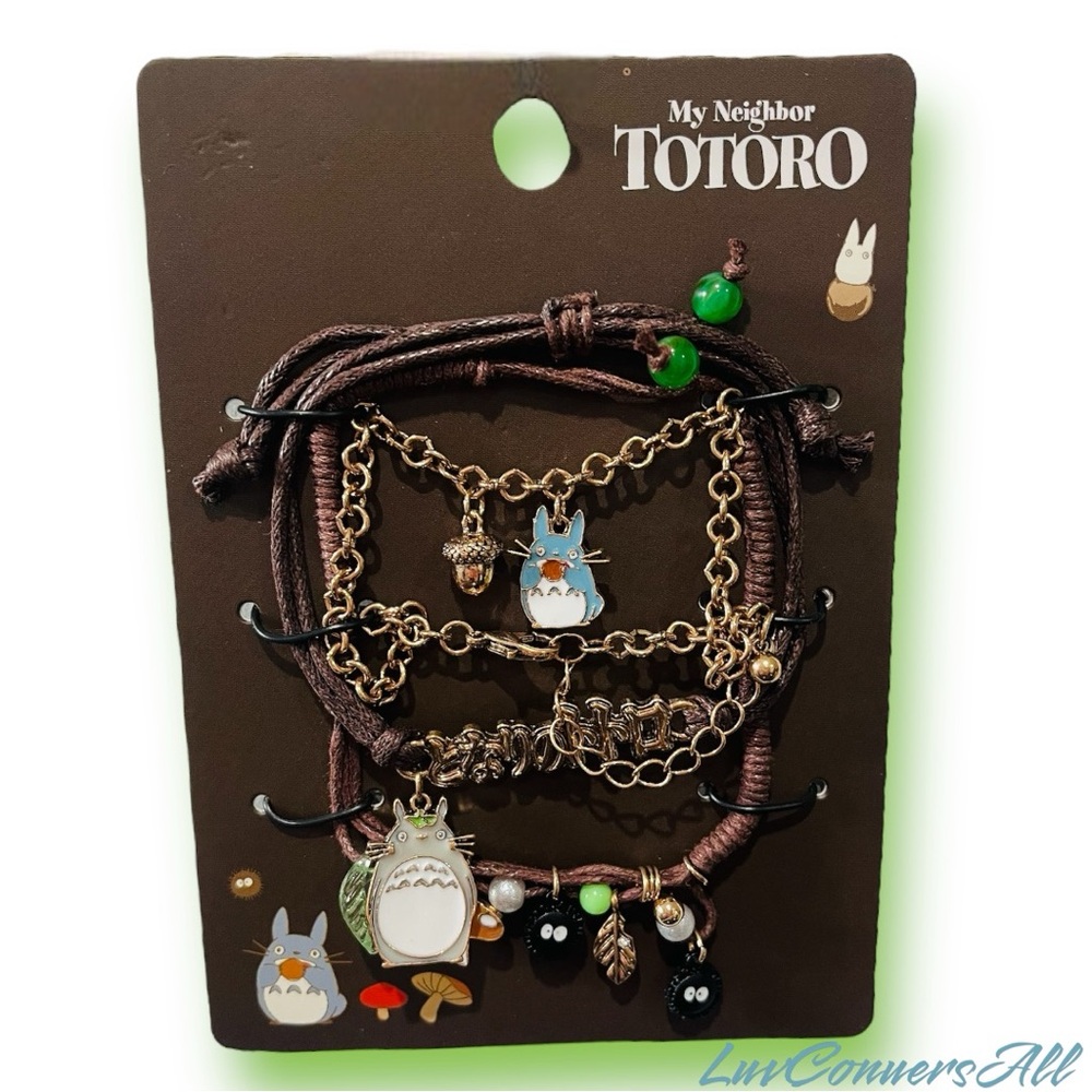 Studio Ghibli My Neighbor Totoro Acorn Bracelet Set